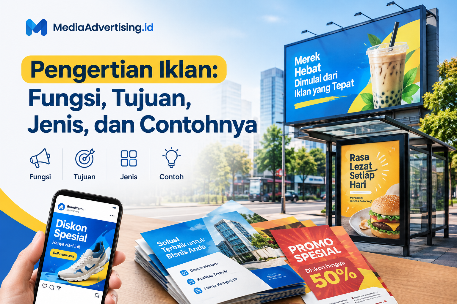 Pengertian Iklan: Fungsi, Tujuan, Jenis, dan Contohnya
